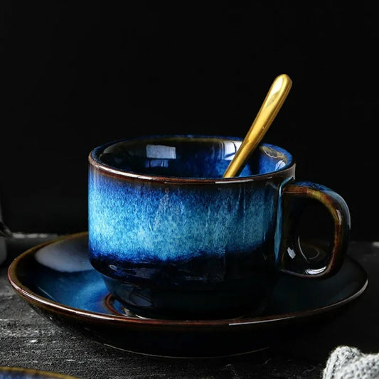 Blue Ceramic Mug