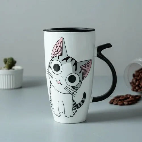 Cat Coffee Travel Mugs